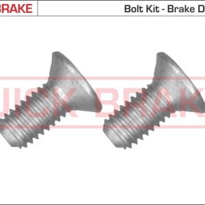 Set surub disc frana HONDA CIVIC XI limuzina (FE) 1.5 Turbo Eco LPG (FE1) Benzina/Autogaz (GPL) 129 cai QUICK BRAKE 11671K