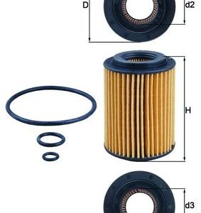 Filtru ulei HONDA CIVIC VIII Hatchback (FN, FK) 2.2 CTDi (FK3) diesel 140 cai KNECHT OX 347D