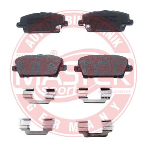 Placute frana HONDA CIVIC VIII Hatchback (FN, FK) 1.4 (FK1) benzina 83 cai MASTERSPORT GERMANY 13046057562N-SET-MS
