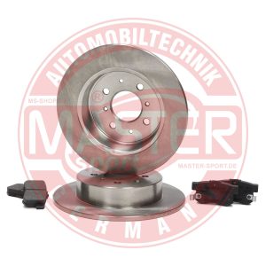 Set frana frana disc HONDA CIVIC VII cupe (EM2) 1.6 i (EM1) benzina 110 cai MASTERSPORT GERMANY 200901430