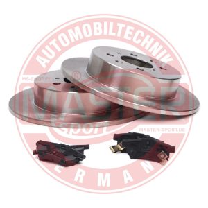 Set frana frana disc HONDA CIVIC VI Fastback (MA, MB) 1.4 i (MA8, MB2) benzina 75 cai MASTERSPORT GERMANY 200901432
