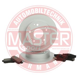 Set frana frana disc HONDA CIVIC VII cupe (EM2) 1.6 i (EM1) benzina 110 cai MASTERSPORT GERMANY 201002790