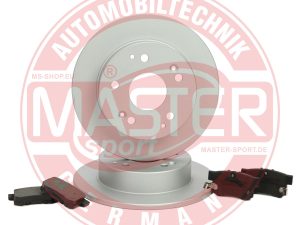 Set frana frana disc HONDA CIVIC VII Hatchback (EU, EP, EV) 1.4 i (EP1, EU7) benzina 75 cai MASTERSPORT GERMANY 201002790
