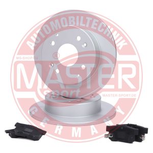 Set frana frana disc HONDA CIVIC VI Aerodeck (MB, MC) 1.8 16V (MC2) benzina 169 cai MASTERSPORT GERMANY 201052330