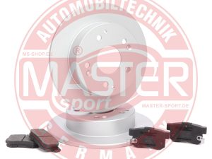 Set frana frana disc HONDA CIVIC VII limuzina (ES, ET) 1.3 IMA (ED9, ES9) benzina/elector 83 cai MASTERSPORT GERMANY 201102790