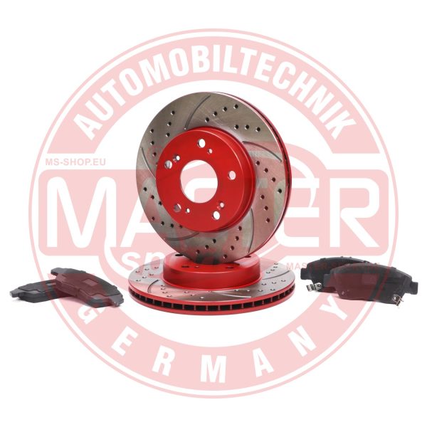 Set frana frana disc HONDA CIVIC VIII limuzina (FD, FA) 1.3 IMA (FA3, FD3) benzina/elector 95 cai MASTERSPORT GERMANY 202127020