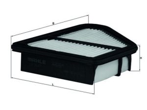 Filtru aer HONDA CIVIC VIII Hatchback (FN, FK) 1.4 (FK1) benzina 83 cai MAHLE ORIGINAL LX 2647