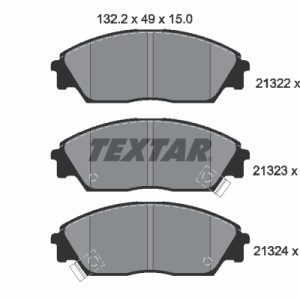 Placute frana HONDA CIVIC IV Shuttle (EE, EF) 1.4 i 16V (EE1) benzina 90 cai TEXTAR 2132201