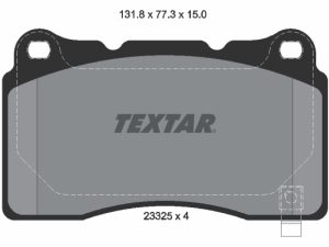 Placute frana HONDA CIVIC IX (FK) 2.0 i-VTEC Type R (FK2) benzina 310 cai TEXTAR 2332501