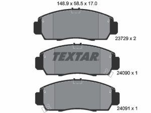Placute frana HONDA CIVIC IX limuzina (FB) 1.8 (FB2) benzina 141 cai TEXTAR 2372901