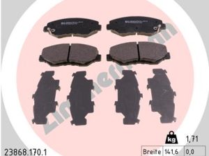 Placute frana HONDA CIVIC X limuzina (FC_) 1.5 (FC1) benzina 177 cai ZIMMERMANN 23868.170.1