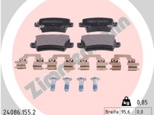 Placute frana HONDA CIVIC VIII Hatchback (FN, FK) 1.4 (FK1) benzina 83 cai ZIMMERMANN 24086.155.2