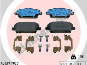 Placute frana HONDA CIVIC VIII Hatchback (FN, FK) 1.4 (FK1) benzina 83 cai ZIMMERMANN 24087.175.2