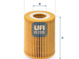 Filtru ulei HONDA CIVIC VII Hatchback (EU, EP, EV) 1.7 CTDi (EP4, EU9) diesel 100 cai UFI 25.027.00