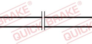 Furtun frana HONDA CIVIC VIII Hatchback (FN, FK) 1.4 (FK1) benzina 83 cai QUICK BRAKE 25.098