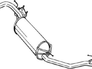 Toba esapament finala HONDA CIVIC VIII Hatchback (FN, FK) 1.8 (FN1, FK2) benzina 140 cai BOSAL 282-949