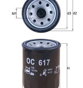 Filtru ulei HONDA HR-V (GH_) 1.6 16V (GH1, GH3) benzina 105 cai KNECHT OC 617