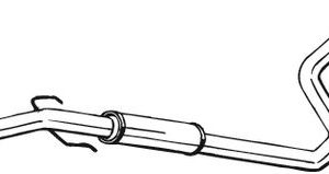 Toba esapamet intermediara HONDA CIVIC VI Fastback (MA, MB) 1.5 16V (MB3) benzina 114 cai BOSAL 292-349