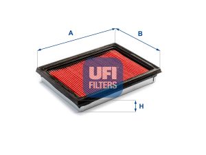 Filtru aer HONDA CIVIC VI limuzina (EJ, EK, SO) 1.4 i (EJ9) benzina 90 cai UFI 30.001.00