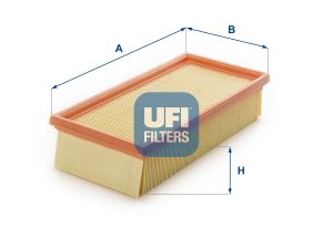 Filtru aer HONDA CIVIC VI Aerodeck (MB, MC) 2.0 i D (MC3) diesel 105 cai UFI 30.068.00