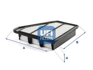 Filtru aer HONDA CIVIC IX (FK) 1.6 i-DTEC (FK3) diesel 120 cai UFI 30.C39.00