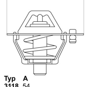 Termostat lichid racire HONDA CIVIC II hatchback (SS, SL) 1300 L (SS) benzina 60 cai WAHLER 3119.82