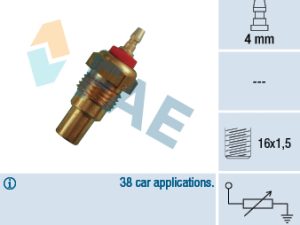 Senzor temperatura lichid de racire HONDA CIVIC I limuzina (SF) 1300 L benzina 45 cai FAE 32160