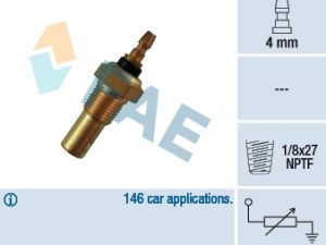 Senzor temperatura lichid de racire HONDA CIVIC IV Hatchback (EC, ED, EE, EF) 1.3 (EC8) benzina 75 cai FAE 32350