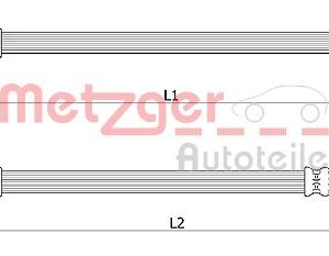 Furtun frana HONDA CIVIC VIII Hatchback (FN, FK) 1.4 (FK1) benzina 83 cai METZGER 4111072