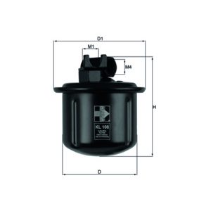 Filtru combustibil HONDA CIVIC V Hatchback (EG) 1.5 i 16V (EG4) benzina 90 cai KNECHT KL 108