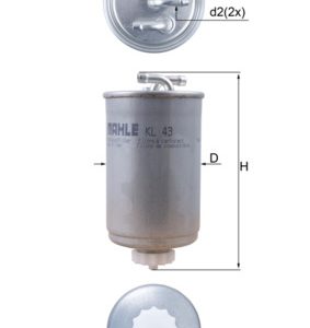 Filtru combustibil HONDA CIVIC VII Hatchback (EU, EP, EV) 1.7 CTDi (EP4, EU9) diesel 100 cai KNECHT KL 43