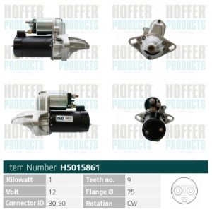 Electromotor HONDA CIVIC VI Hatchback (EJ, EK) 1.4 i (EJ9) benzina 75 cai HOFFER H5015861