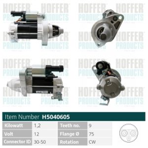 Electromotor HONDA CIVIC VIII limuzina (FD, FA) 1.8 (FD1, FD7, FA1) benzina 140 cai HOFFER H5040605