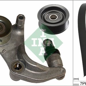 Set curea transmisie cu caneluri HONDA CIVIC VIII limuzina (FD, FA) 1.8 (FD1, FD7, FA1) benzina 140 cai INA 529 0152 10