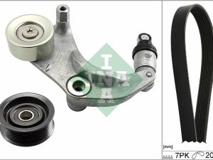 Set curea transmisie cu caneluri HONDA CIVIC VIII Hatchback (FN, FK) 1.8 (FN1, FK2) benzina 140 cai INA 529 0153 10