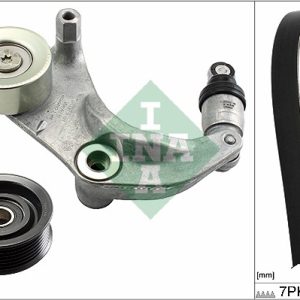 Set curea transmisie cu caneluri HONDA CIVIC VIII Hatchback (FN, FK) 1.8 (FN1, FK2) benzina 140 cai INA 529 0153 10