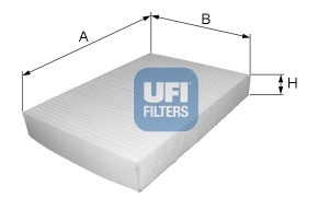 Filtru polen HONDA CIVIC IV Hatchback (EC, ED, EE, EF) 1.3 (EC8) benzina 75 cai UFI 53.063.00