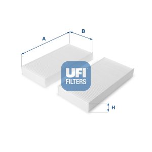 Filtru polen HONDA CIVIC VII Hatchback (EU, EP, EV) 1.4 i (EP1, EU7) benzina 75 cai UFI 53.108.00