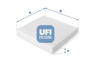 Filtru polen HONDA CIVIC IX Tourer (FK) 1.6 i-DTEC (FK3) diesel 120 cai UFI 53.123.00