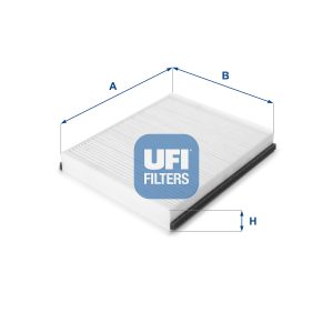 Filtru polen HONDA CIVIC VIII Hatchback (FN, FK) 1.4 (FK1) benzina 83 cai UFI 53.159.00
