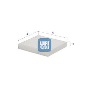 Filtru polen HONDA CIVIC X hatchback (FC_, FK_) 1.0 VTEC (FK6) benzina 129 cai UFI 53.160.00