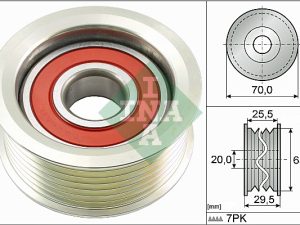 Rola ghidare / conducere curea transmisie HONDA CIVIC IX (FK) 2.2 i-DTEC (FK3) diesel 150 cai INA 532 0803 10
