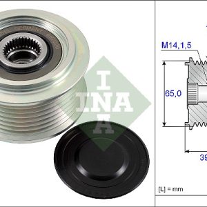Fulie alternator HONDA CIVIC IX Tourer (FK) 1.6 i-DTEC (FK3) diesel 120 cai INA 535 0229 10