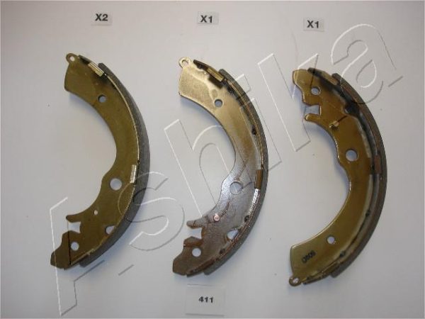 Set saboti frana HONDA CIVIC VII Hatchback (EU, EP, EV) 1.4 iS (EP1, EU5, EU7) benzina 90 cai ASHIKA 55-04-411