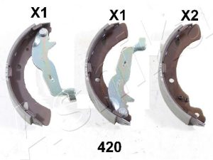 Set saboti frana HONDA CIVIC VII Hatchback (EU, EP, EV) 1.4 i (EP1, EU7) benzina 75 cai ASHIKA 55-04-420
