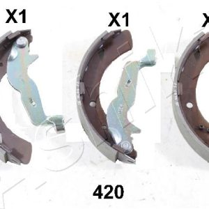 Set saboti frana HONDA CIVIC VII Hatchback (EU, EP, EV) 1.4 i (EP1, EU7) benzina 75 cai ASHIKA 55-04-420