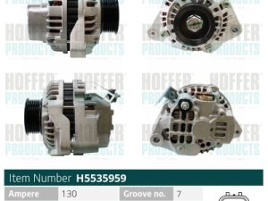 Alternator HONDA CIVIC VII limuzina (ES, ET) 1.7 benzina 116 cai HOFFER H5535959