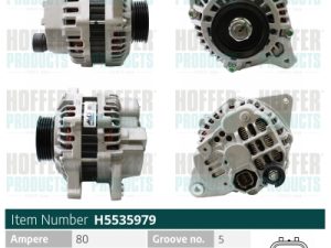 Alternator HONDA CIVIC VIII Hatchback (FN, FK) 1.4 (FK1) benzina 83 cai HOFFER H5535979