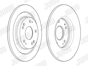 Disc frana HONDA CIVIC IX Tourer (FK) 1.6 i-DTEC (FK3) diesel 120 cai JURID 563128JC
