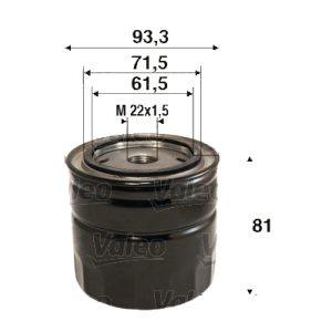 Filtru ulei HONDA CIVIC III limuzina (AM, AK, AU) 1.2 (AM) benzina 54 cai VALEO 586110